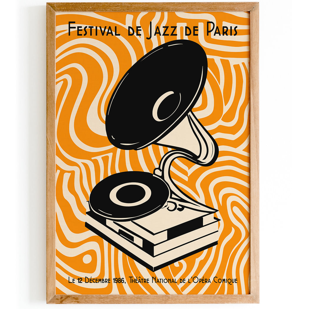 Festival de Jazz De Paris Poster