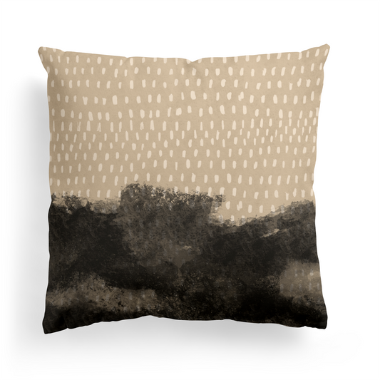 Hand Painted Abstract Pattern Throw Pillow