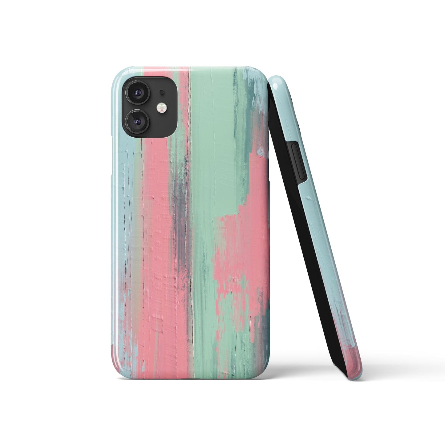 Painted Cute Pastel Brushstrokes iPhone Case