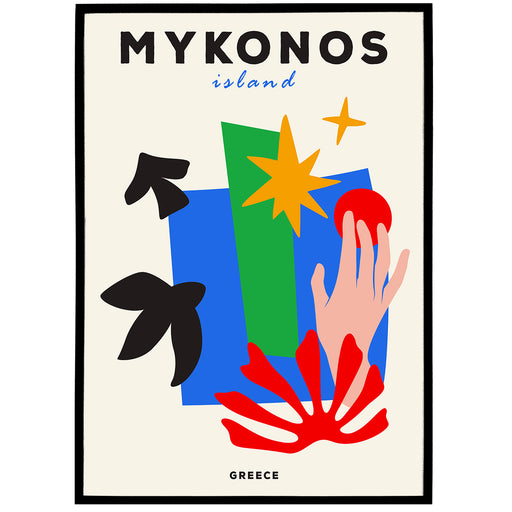 Mykonos Island Greece Poster