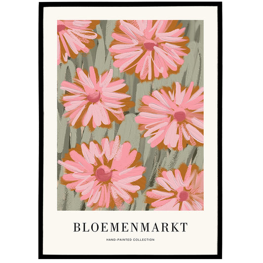 Flower Market - Bloemenmarkt Amsterdam Poster