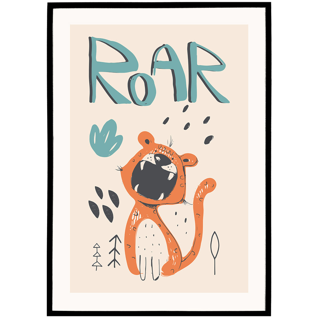 Roar Funny Poster