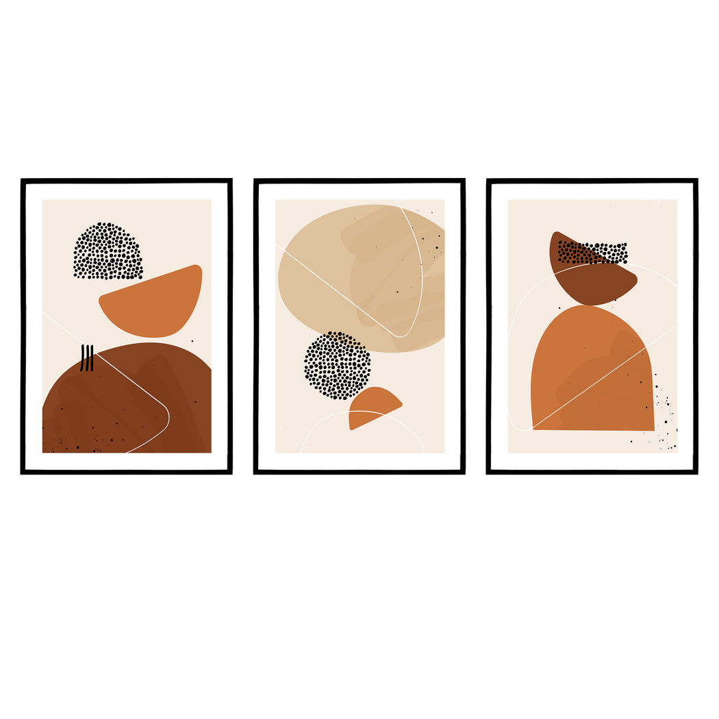 Set of 3 Boho Chic Posters