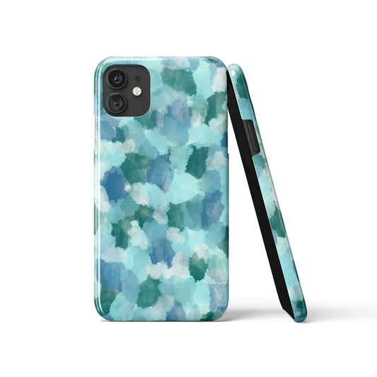 Blue Lagoon Pattern iPhone Case