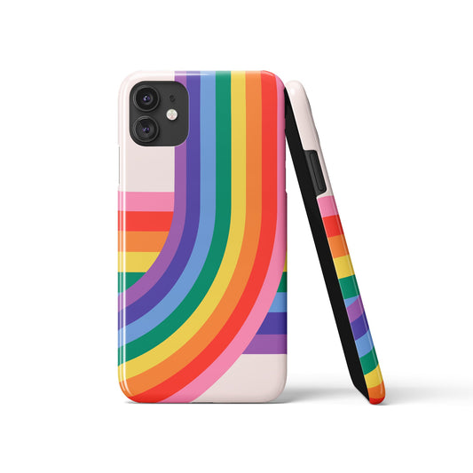 Rainbow 70s Colorful iPhone Case
