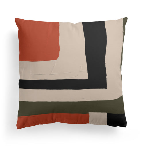 Geometric Painting Decorative Throw Pillow