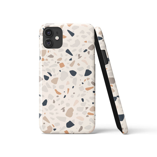 Beige Natural Terrazzo iPhone Case