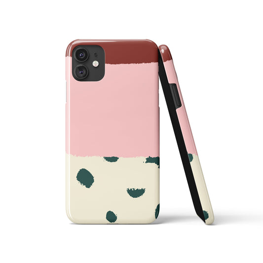Abstract Pink iPhone Case