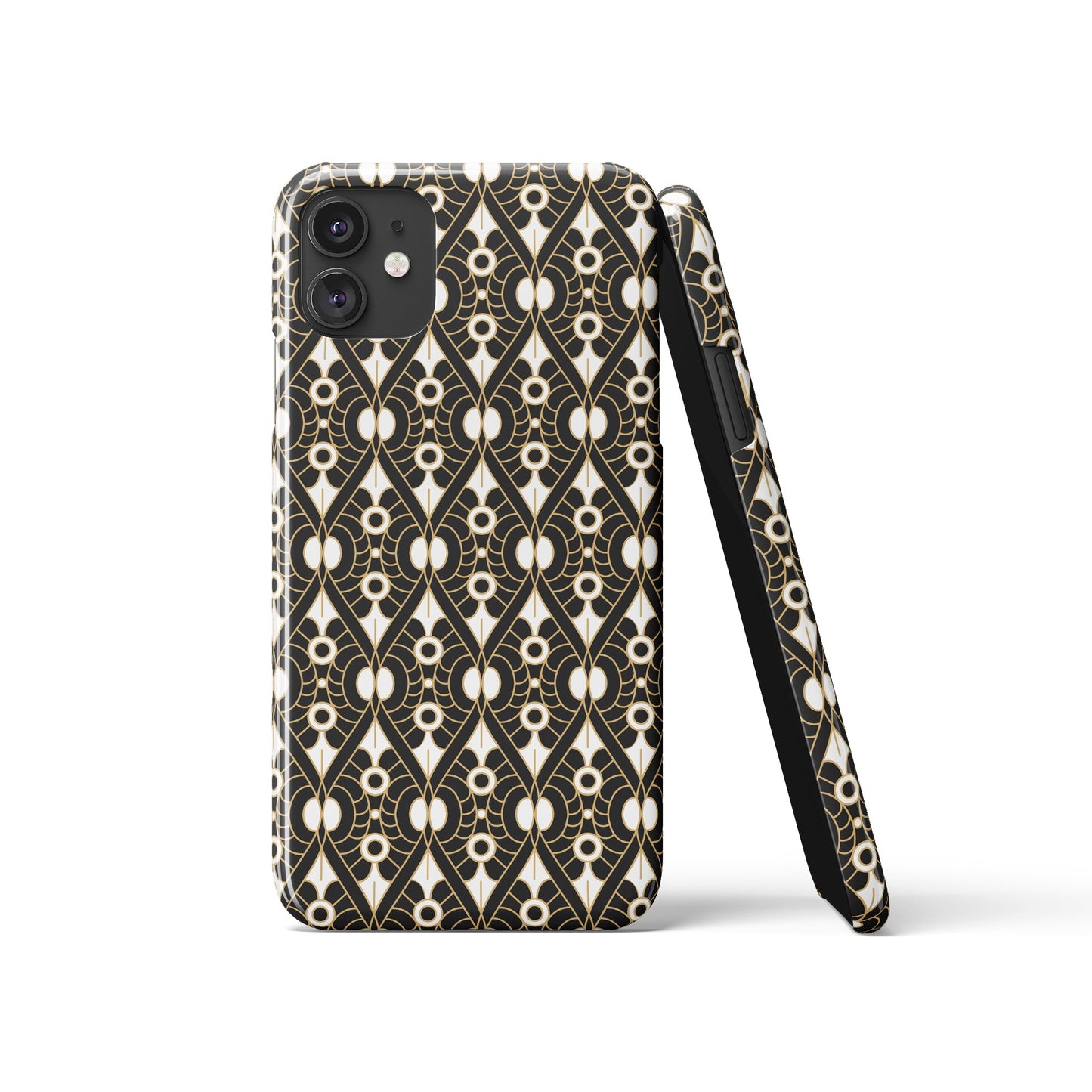 Black Art Deco Great Gatsby iPhone Case