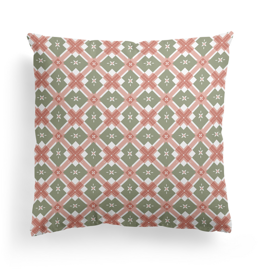 Retro Luxury Pattern Throw Pillow