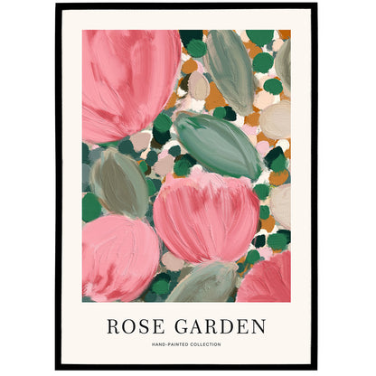 Rose Garden Unique Artistic Poster