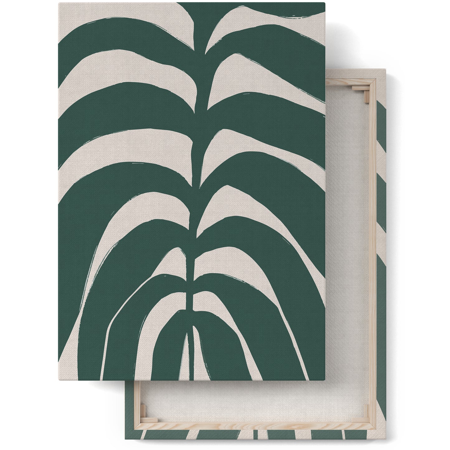 Green Leaf Botanical Canvas Print