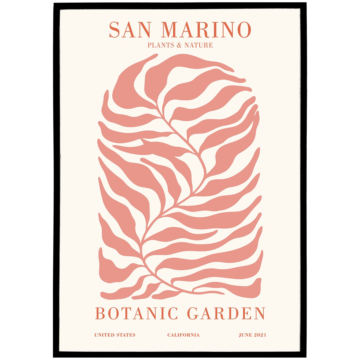 San Marino Garden Poster