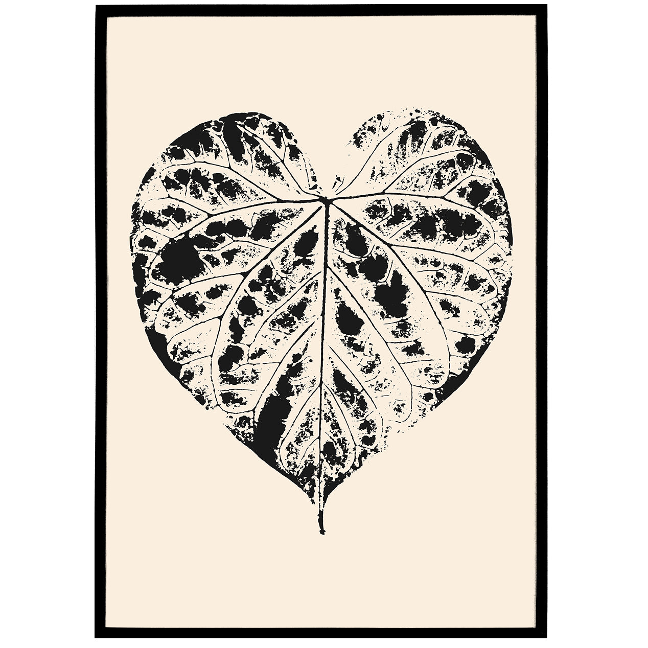 Handdrawn Leaf No.3 Poster