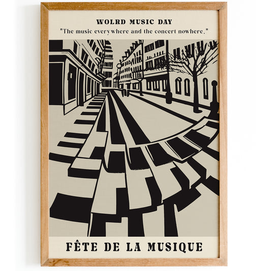 Fete de la Musique Travel Poster