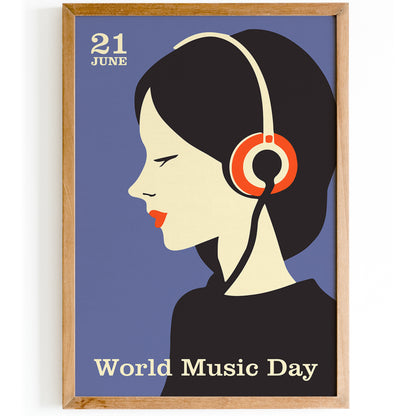 World Music Day 21 June Poster