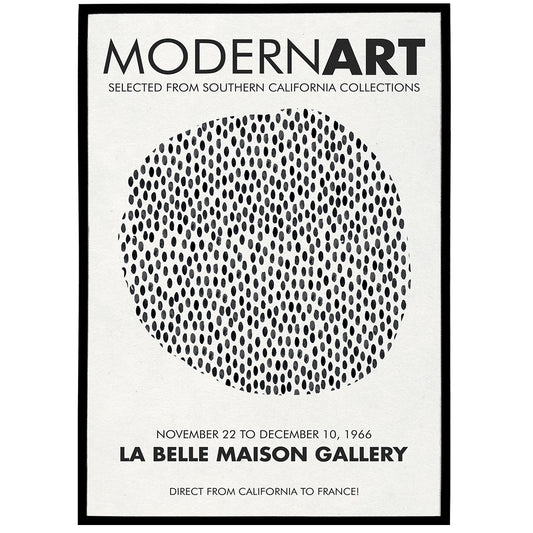 Modern Art Exhibition, 1966 Poster