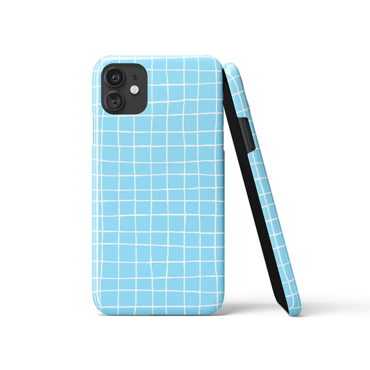 Blue 60s Retro iPhone Case