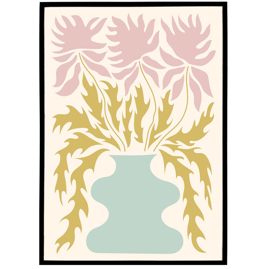 Eclectic Bouquets of Flowers Poster