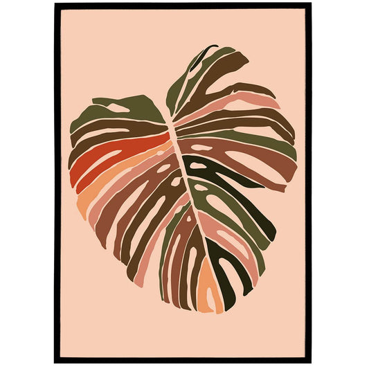 Boho Monstera Poster - HypeSheriff Europe