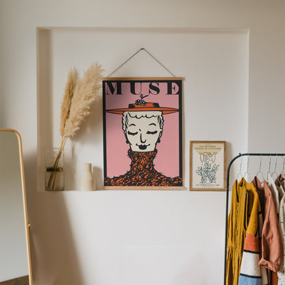 Muse Fashion Magazine Cover Poster