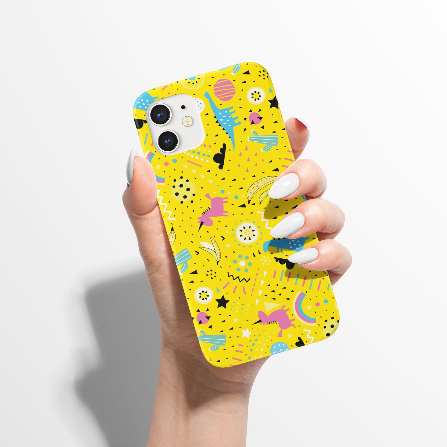 Yellow Cartoon Funny iPhone Case