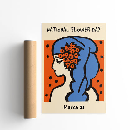 National Flower Day Poster