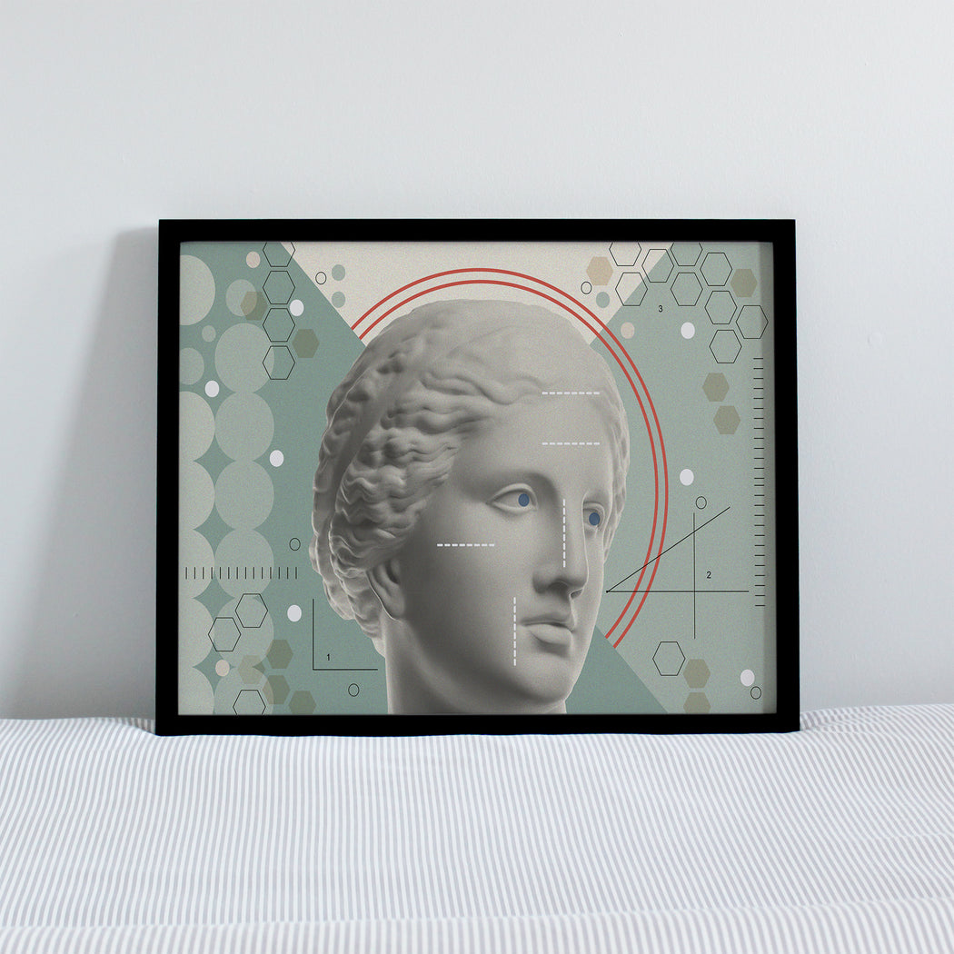 Vintage Venus Collage Artwork Print
