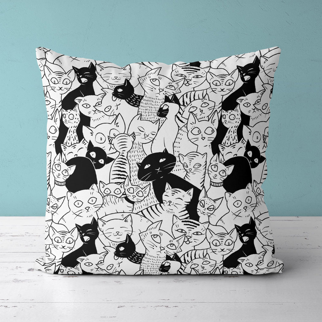 Pillow with Sweet Kitties