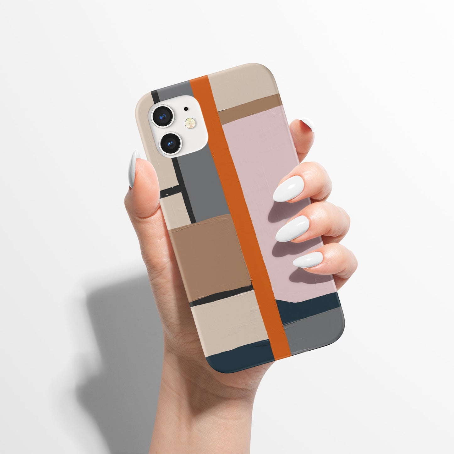 Painted Color Blocks Art iPhone Case