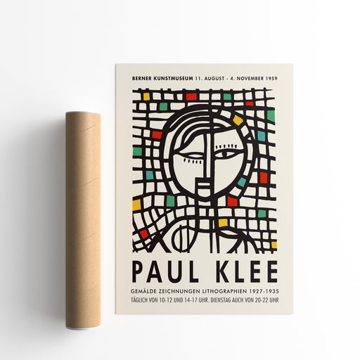 Paul Klee Senecio Inspired Poster