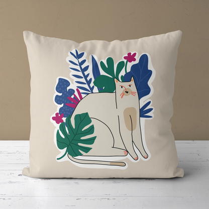 Gift For Cat Lovers Throw Pillow