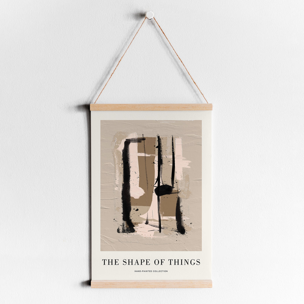 The Shape of Things Modern Poster