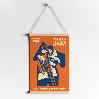 Orange Paris Jazz Festival Music Poster