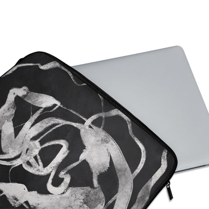 Abstract Black Grey Art - Laptop Sleeve