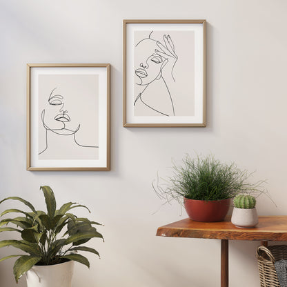 Set of 2 Aesthetic Women Posters