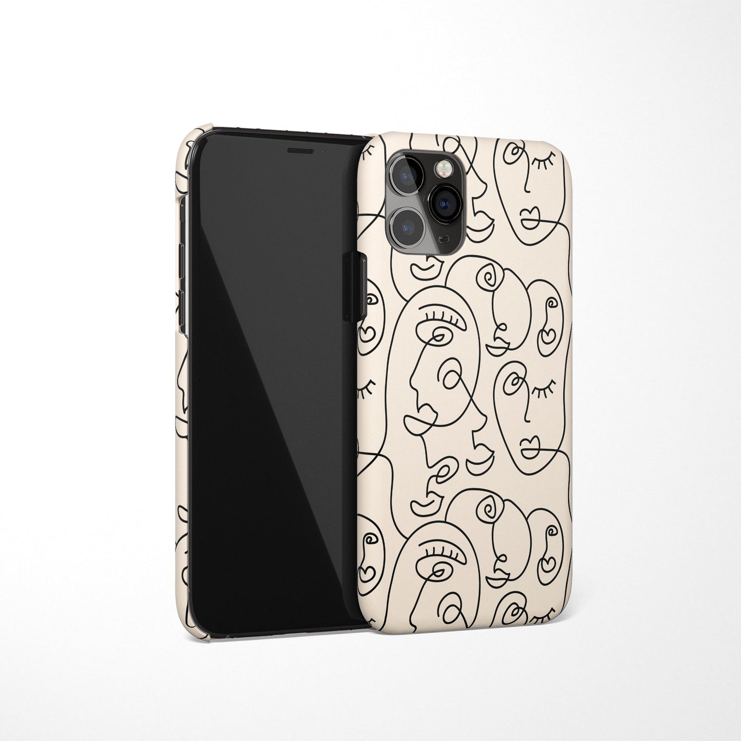 Line Art Drawing iPhone Case