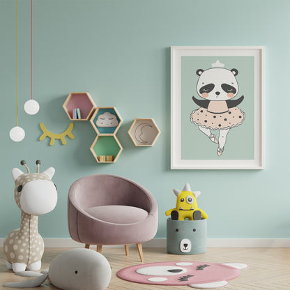 Panda Ballerina Poster