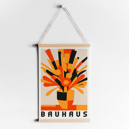 Bouquet of Flowers Bauhaus Print
