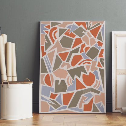 Paul Klee Inspired Canvas Print