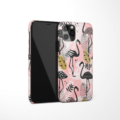 Modern Flamingo iPhone Case