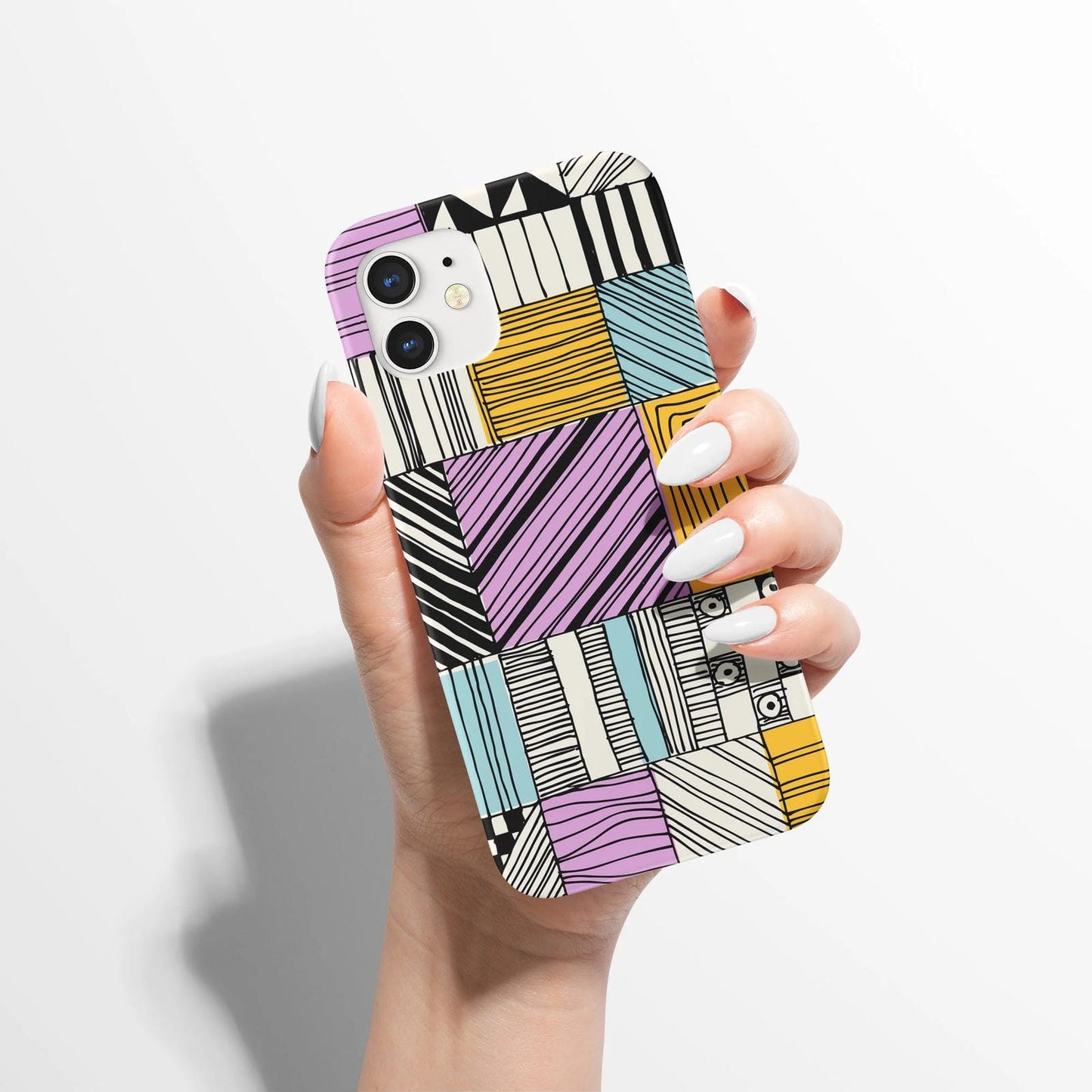 Abstract Modern Sketches iPhone Case