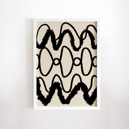 Abstract Black And White Print - Shop posters, Art prints, Laptop Sleeves, Phone case and more Online!