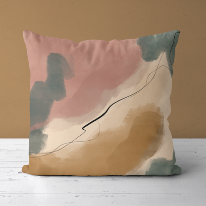 Painted Artistic Unique Throw Pillow