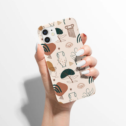 Boho Rustic Beige iPhone Case