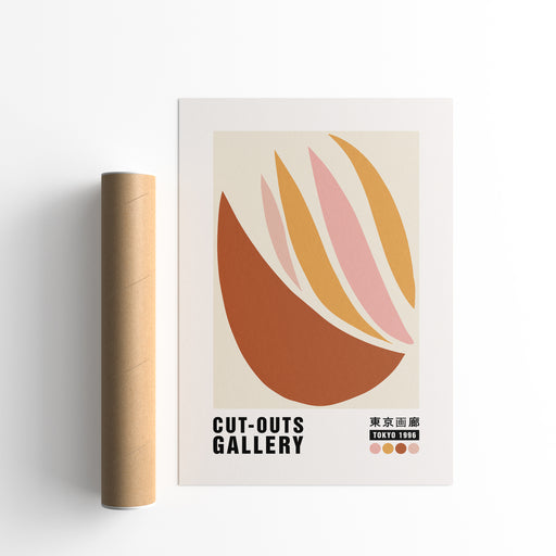 Abstract Coconut Poster