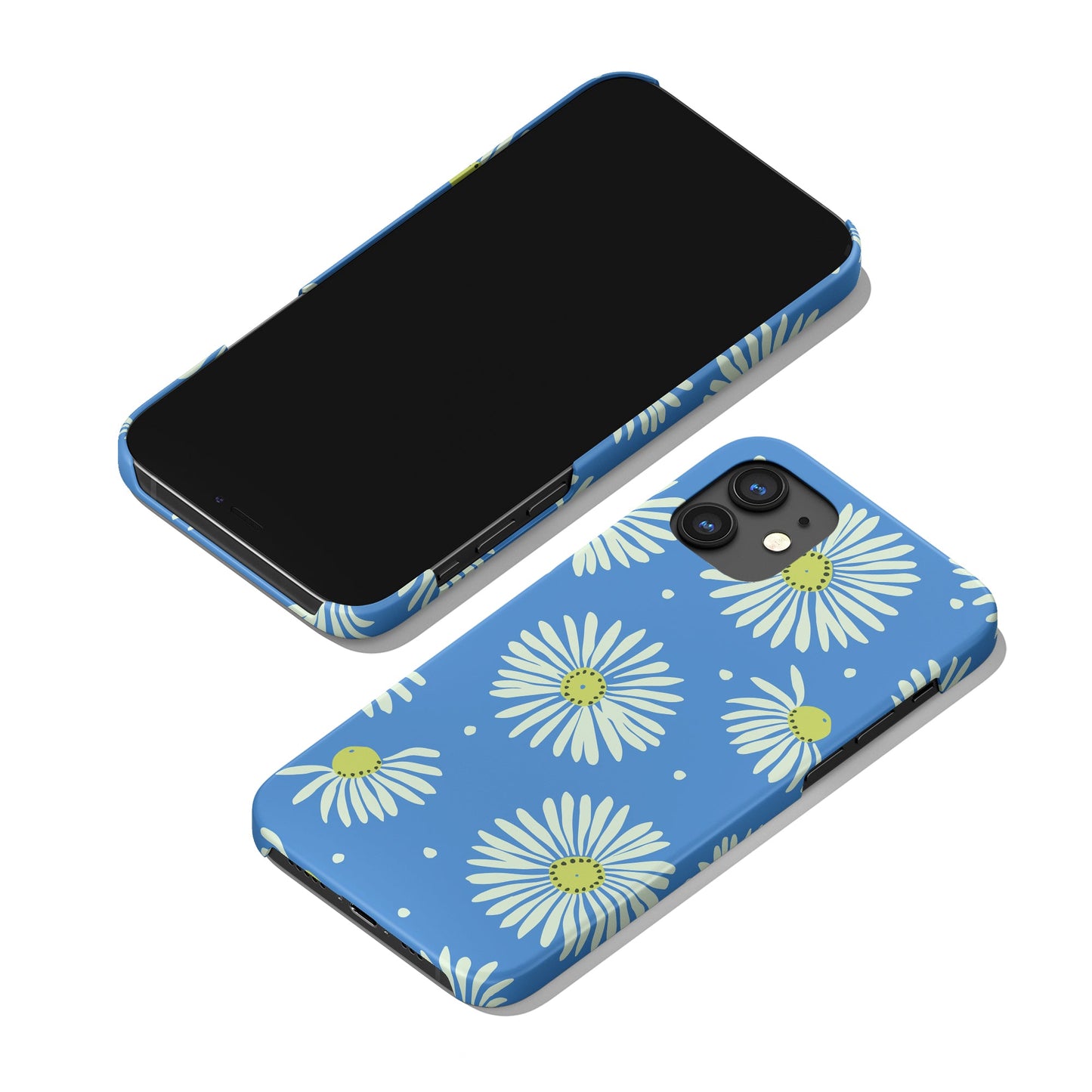 Blue Floral Feminine iPhone Case