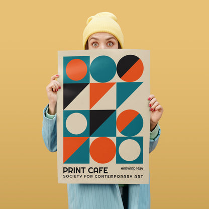 Print Cafe Bauhaus Poster
