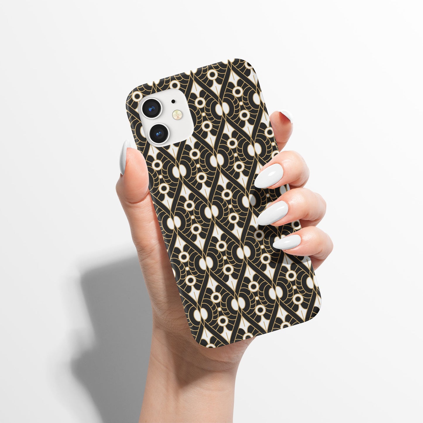 Black Art Deco Great Gatsby iPhone Case