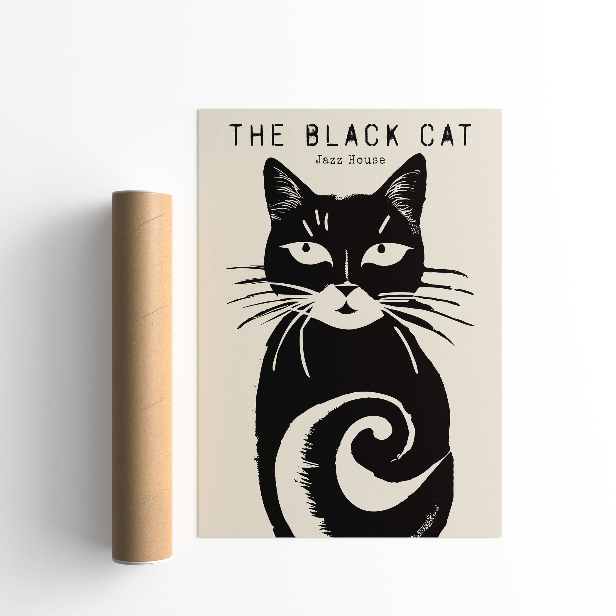 The Black Cat Jazz House Poster — HypeSheriff Europe